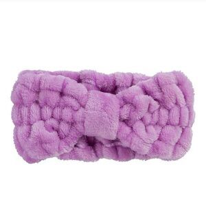 Lavender Plush Spa Headband